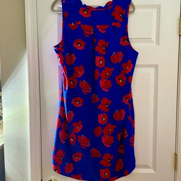 41 Hawthorn Blue Floral Sleeveless Dress – Size XXL - Picture 2 of 5
